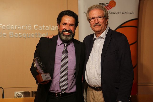 Jordi Robirosa i Joan Fa, en l'acte. FOTO: M.A. Chazo / FCB