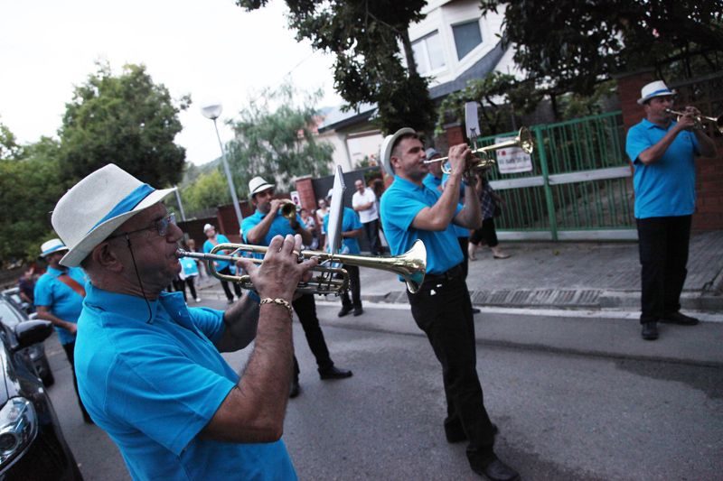Totes les activitats de la Festa se celebren a la pista poliesportiva del barri. FOTO: Lali Puig