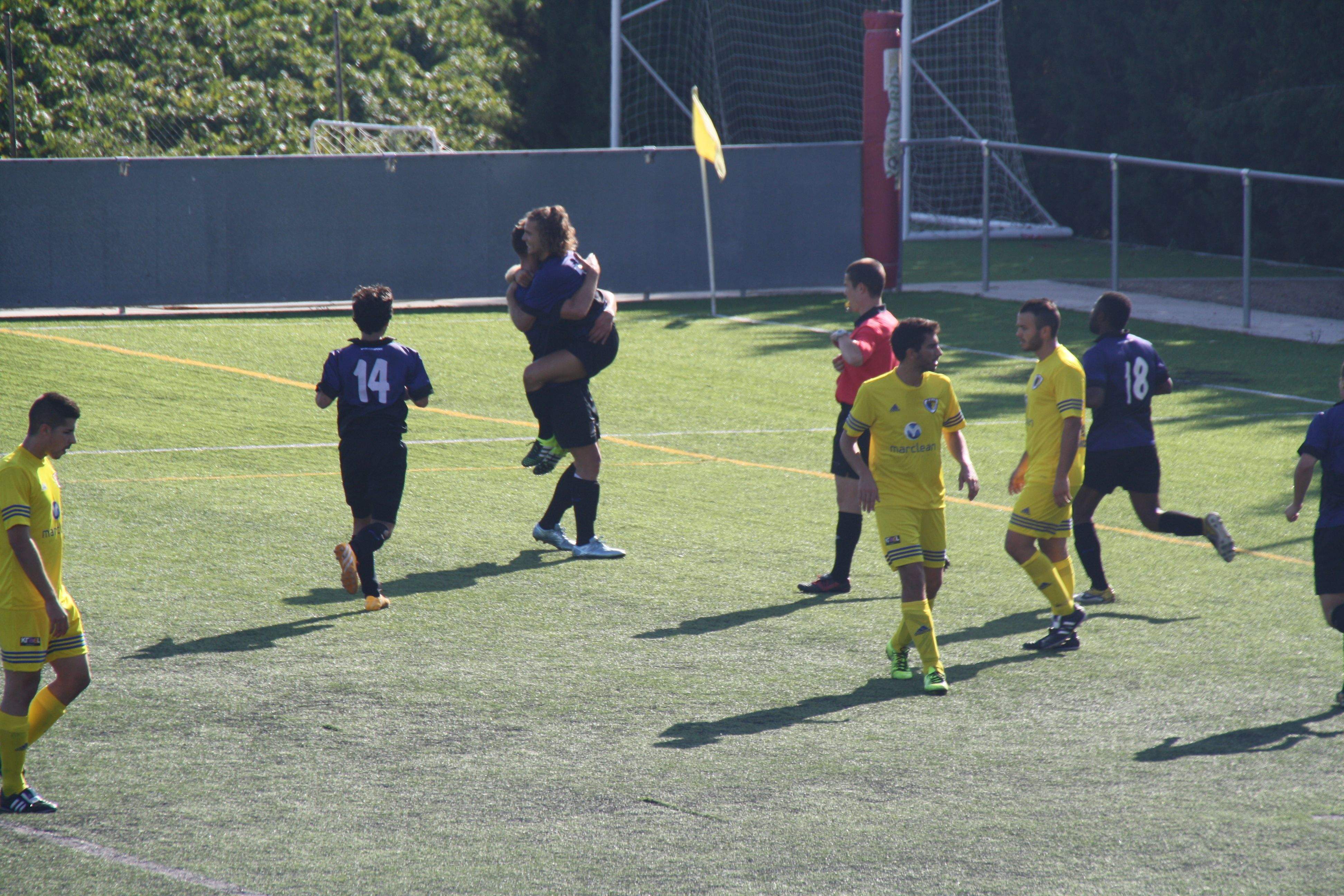 Nacho Moretones ha estat l'autor del primer dels dos gols del Junior FC. FOTO: Àlex López Puig