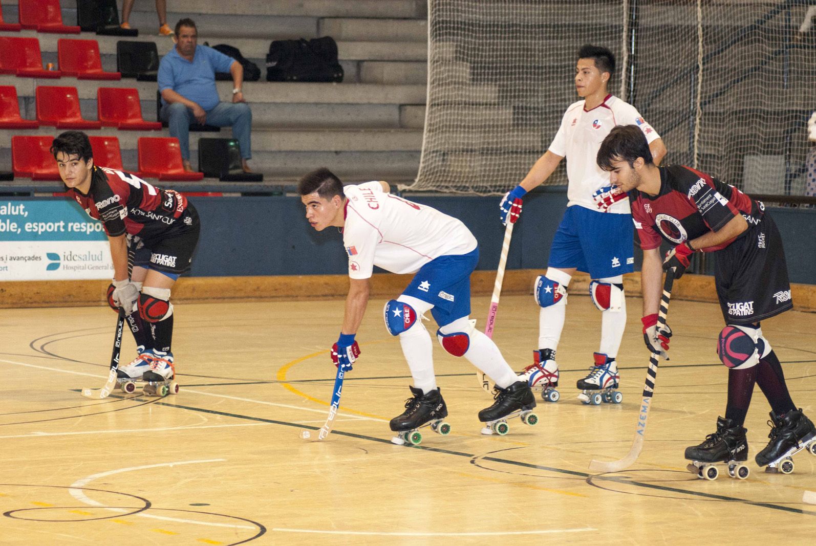 El PHC Sant Cugat ha guanyat (6-3) a la selecció sub-20 de Xile. FOTO: Aïda Sotelo