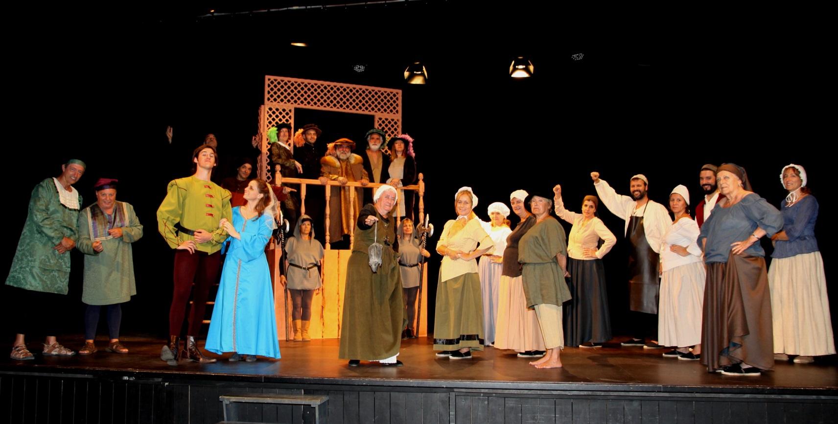 Moment de la representació de l'obra. FOTO: Cedida