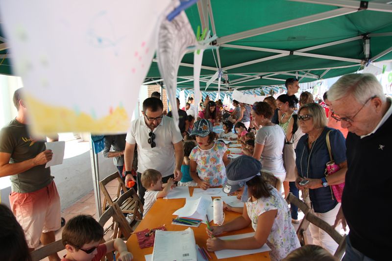 Festa Major de Valldoreix: Taller de pintura ràpida per a nens al Casalet. FOTOS: Lali Puig