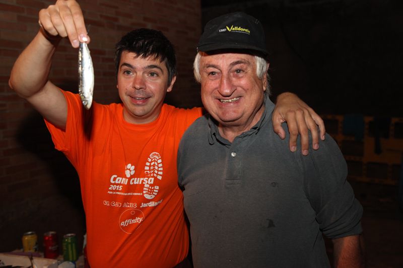 Sardinada popular ecològica al Casalet. FOTOS: Lali Puig