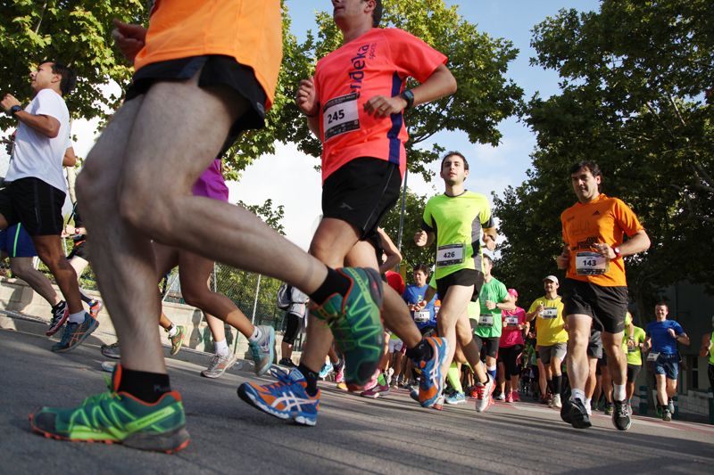 Trail de Festa Major davant del Pavelló de Valldoreix. FOTOS: Lali Puig