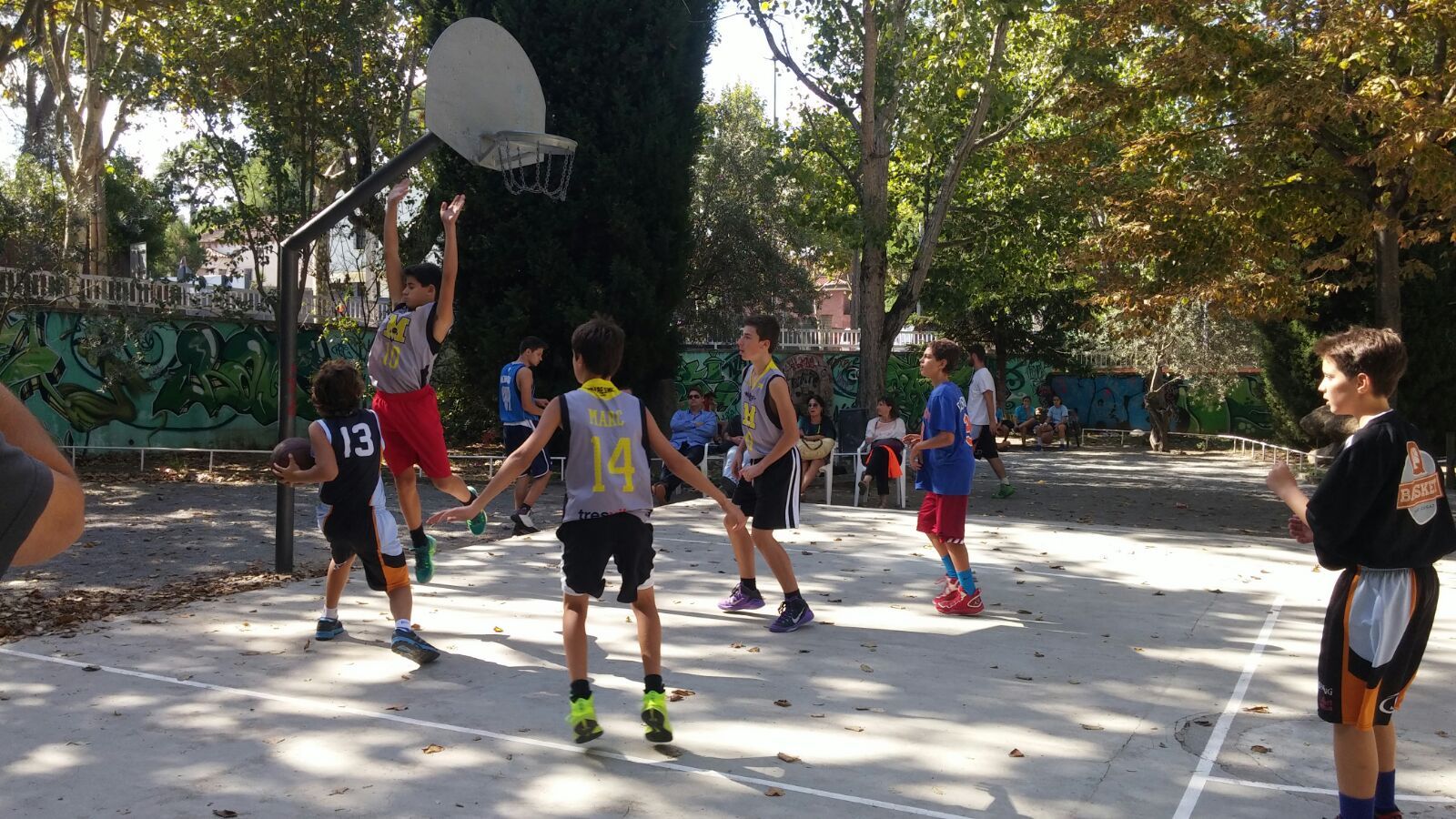 El torneig de bàsquet al carrer ha estat un èxit. FOTO: Qbasket Sant Cugat
