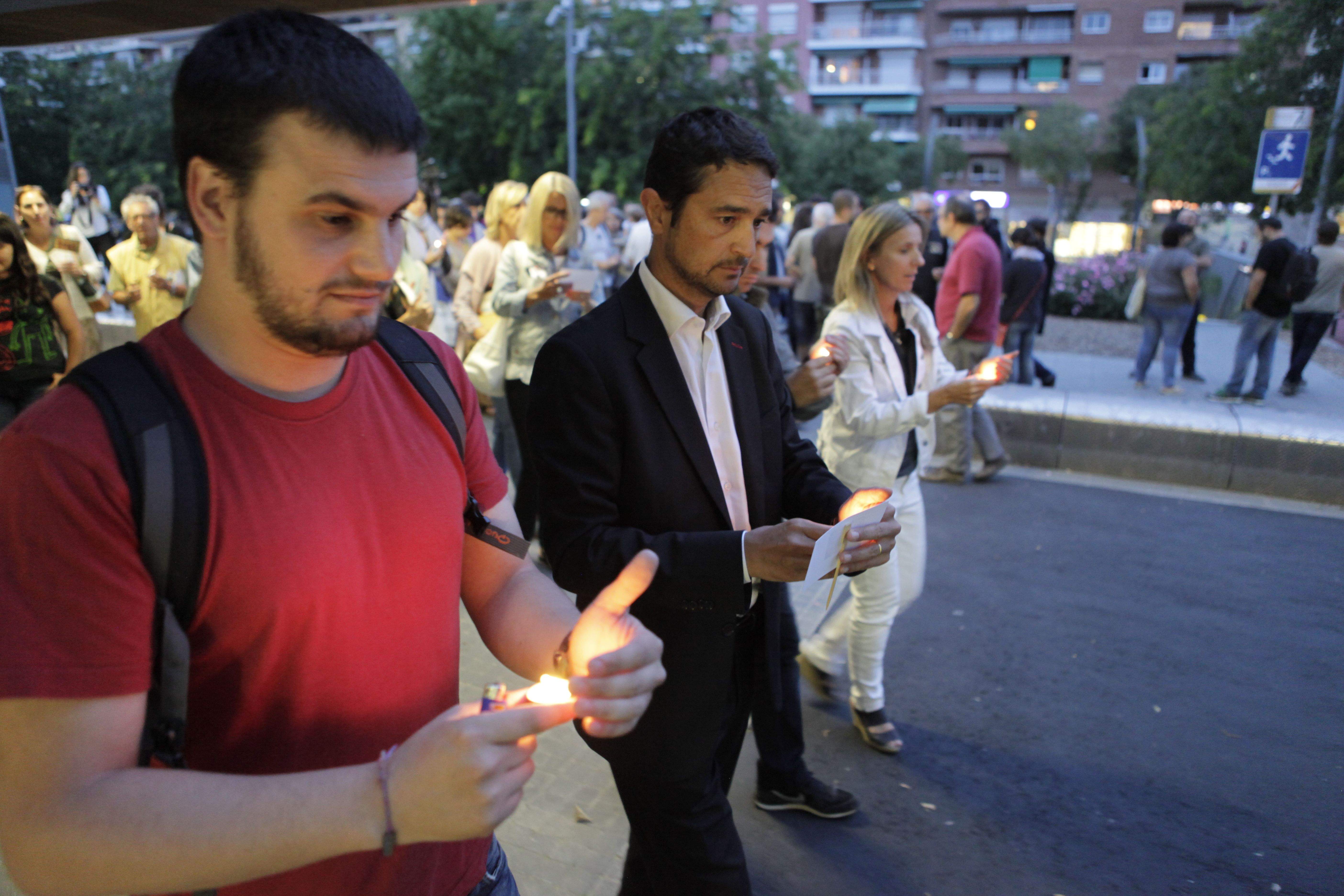 Suport unànime a la moció dels partits polítics amb representació al ple. FOTO: Artur Ribera