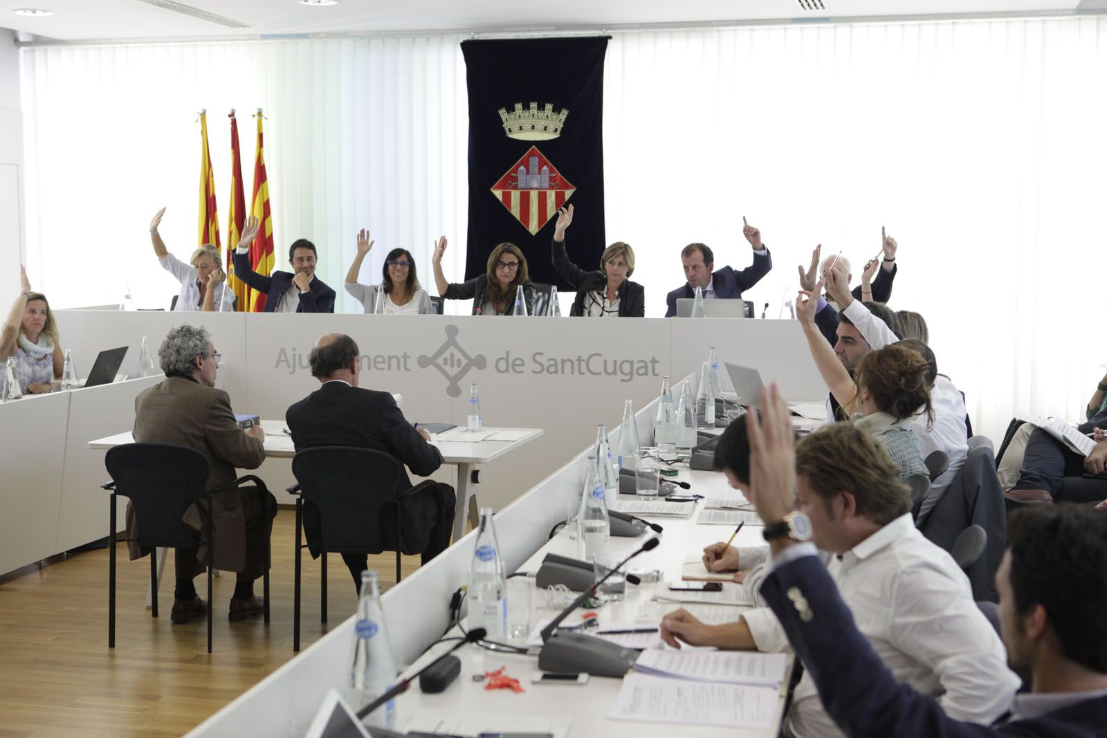 Imatge del Ple de Setembre, quan es va aprovar la Comissió Informativa Especial. FOTO: Artur Ribera