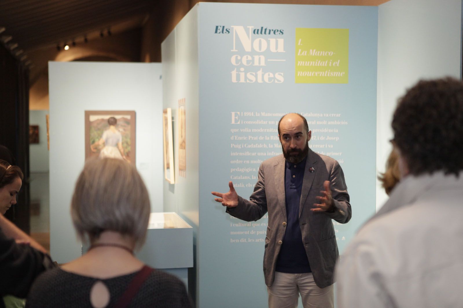 Txema Romero és comissari de la mostra. FOTO: Artur Ribera