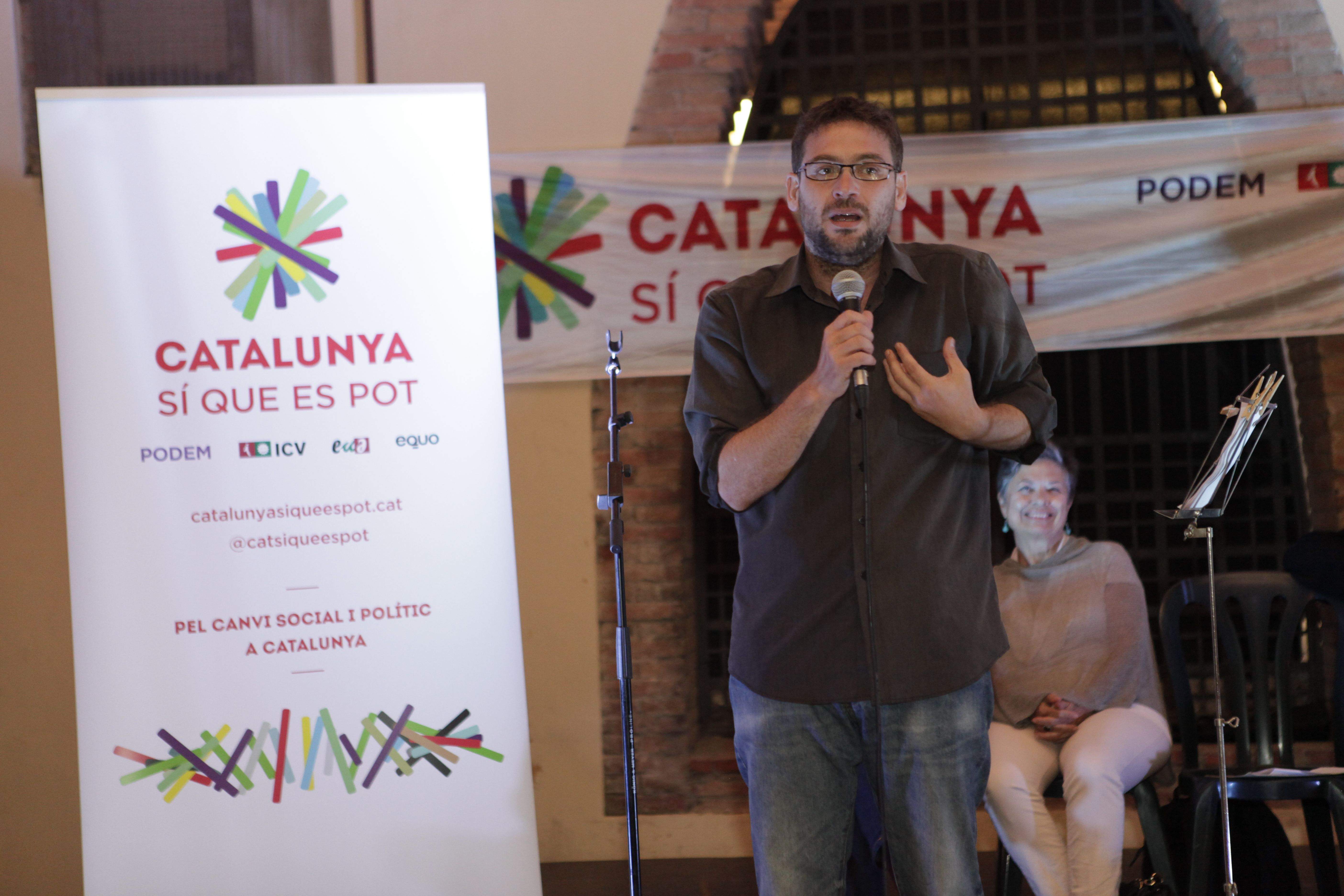 Albano Dante durant la seva intervenció. FOTO: Artur Ribera 