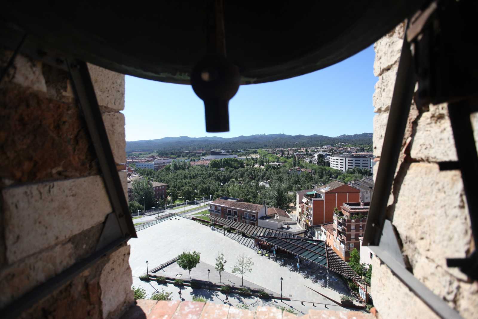 Visita al campanar. FOTO: Lali Puig