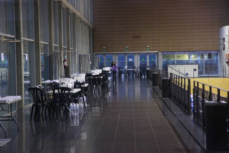 Just abans de constituir les meses electorals al PAV3 de la ZEM Rambla del Celler.