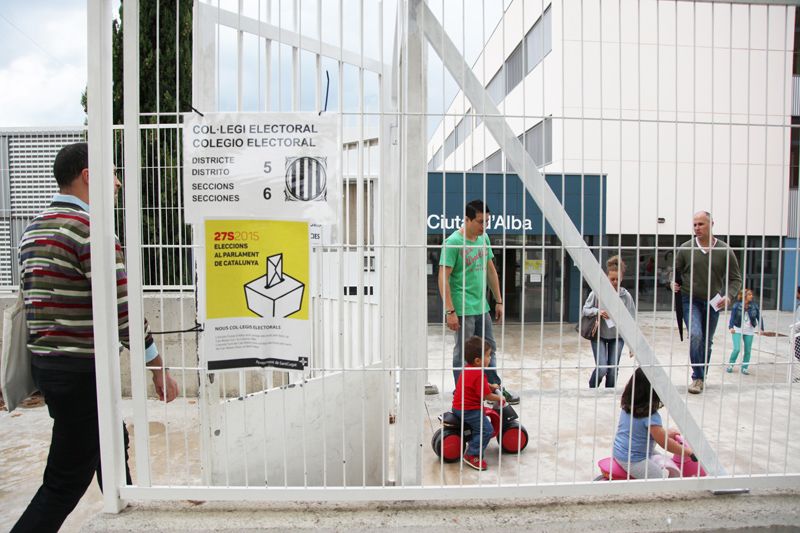 Col·legi electoral Escola Ciutat d'Alba.