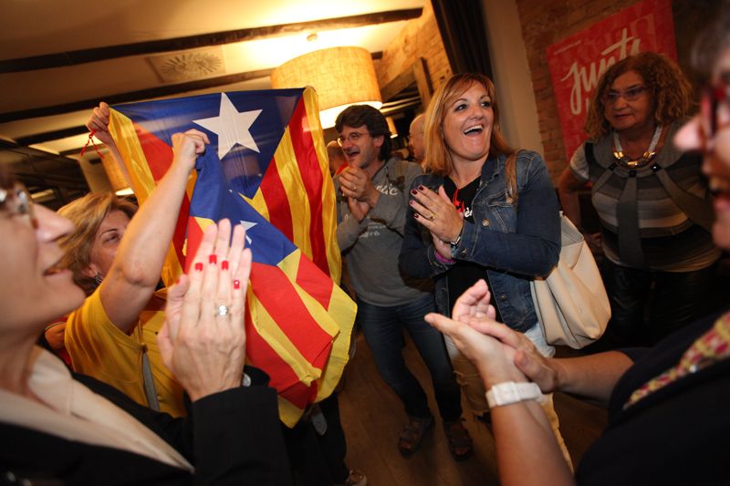 'Junts pel Si' a El Mesón. FOTOS: Lali Puig