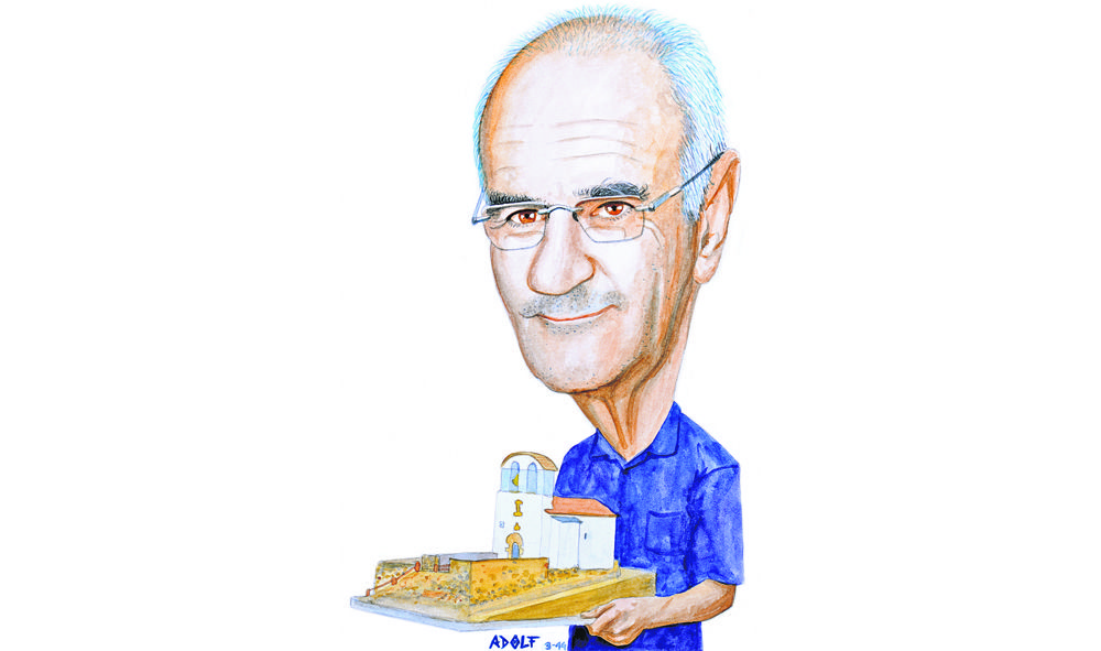 Jordi Roca, caricaturitzat per Adolf