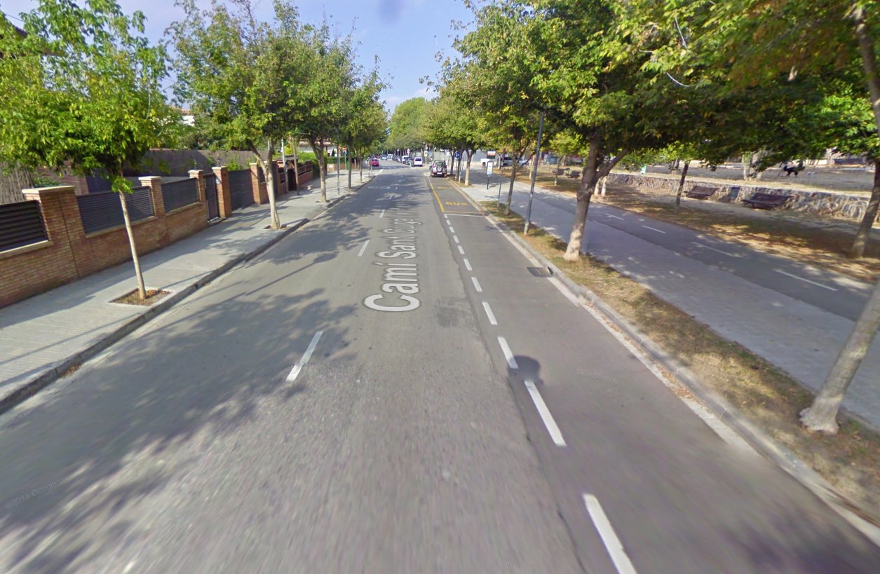 El succés va passar diumenge 27 de setembre al carrer del Papiol a Sant Cugat. FOTO: Google maps