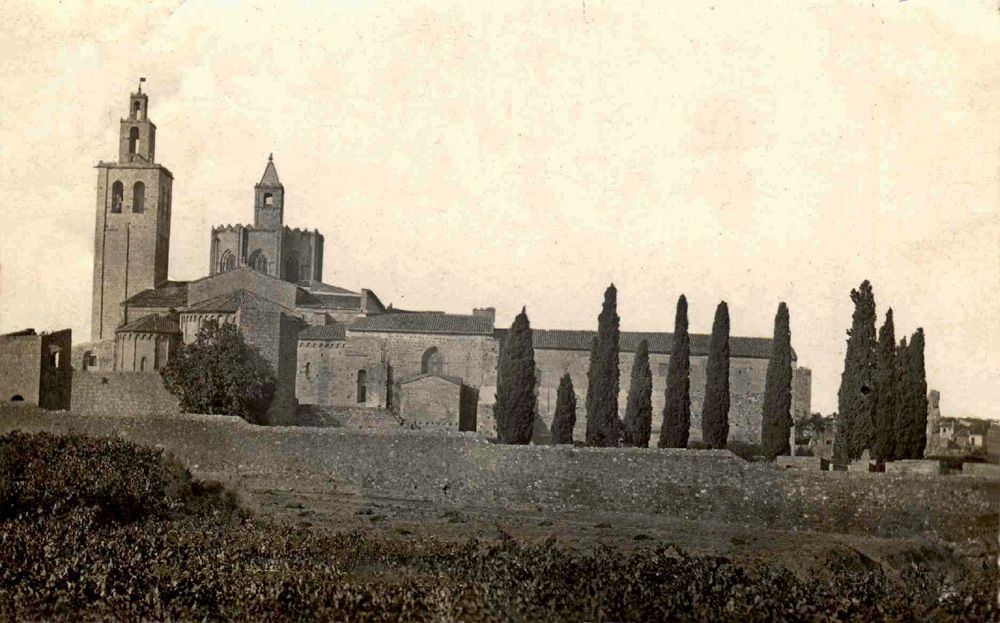 Imatge del Monestir a principis del s.xx FOTO: Arxiu