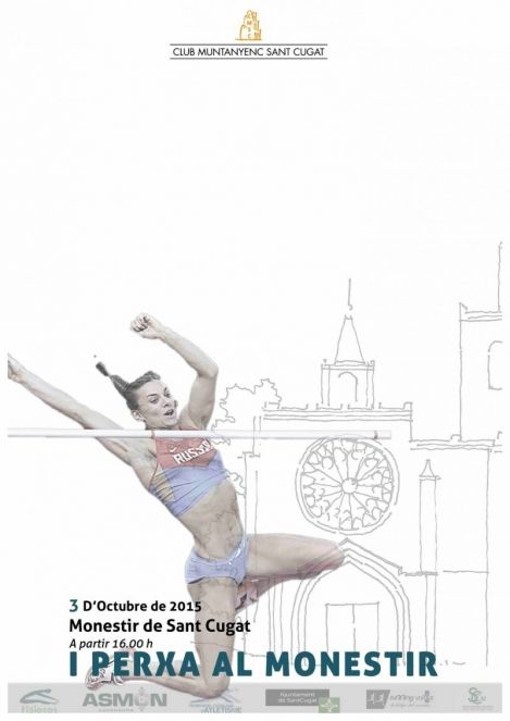 Cartell de la primera Perxa al Monestir