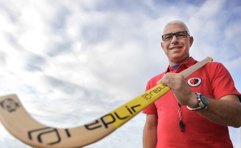 David Olmo ha entrenat totes les categories del Patí Hoquei Club Sant Cugat. FOTO: Artur Ribera