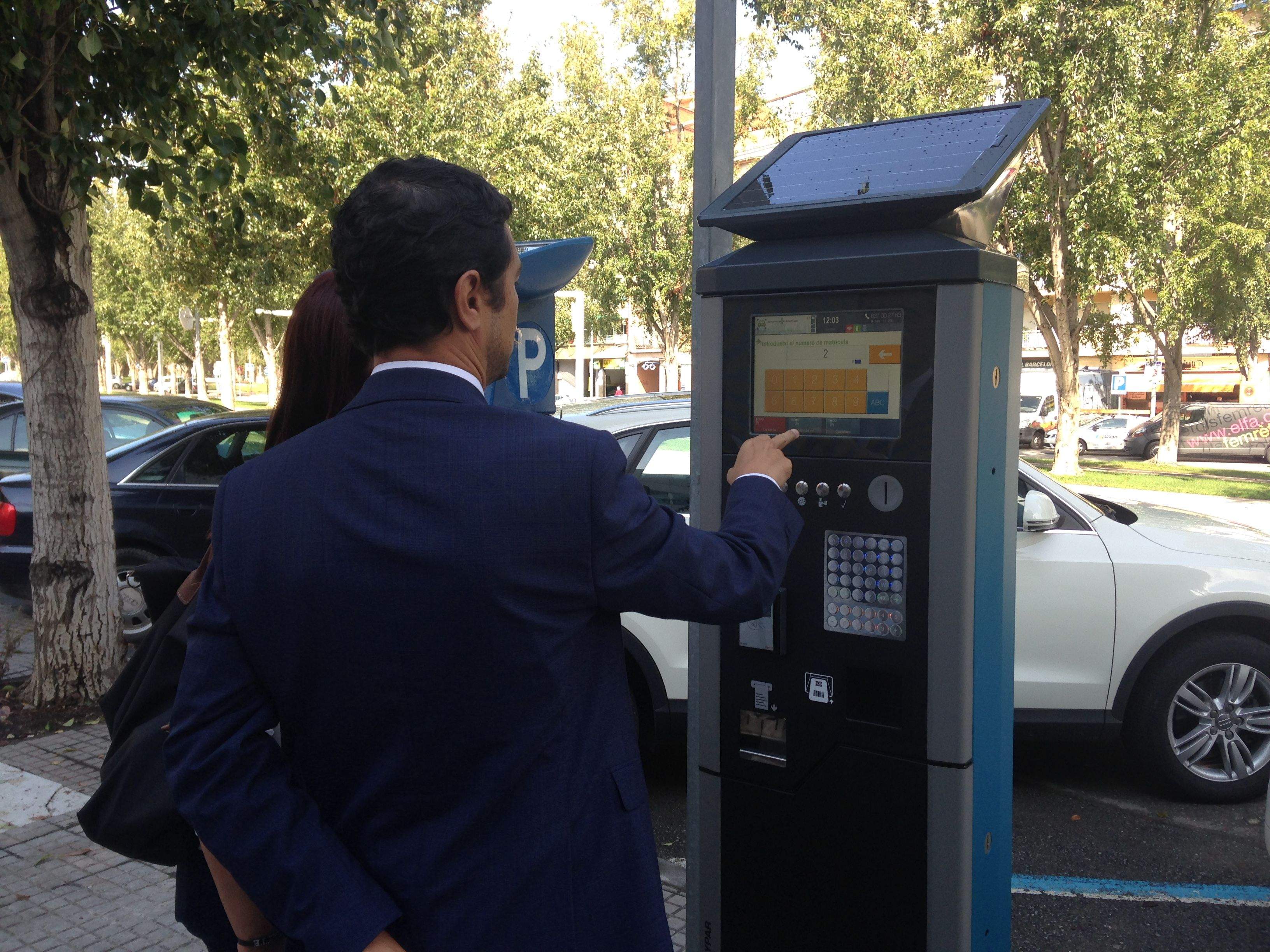 Els nous parquímetres ja funcionen. FOTO: C.Caballé