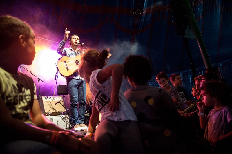 Sanjosex durant els Petits Camaleons 2015 FOTO: Víctor Parreño