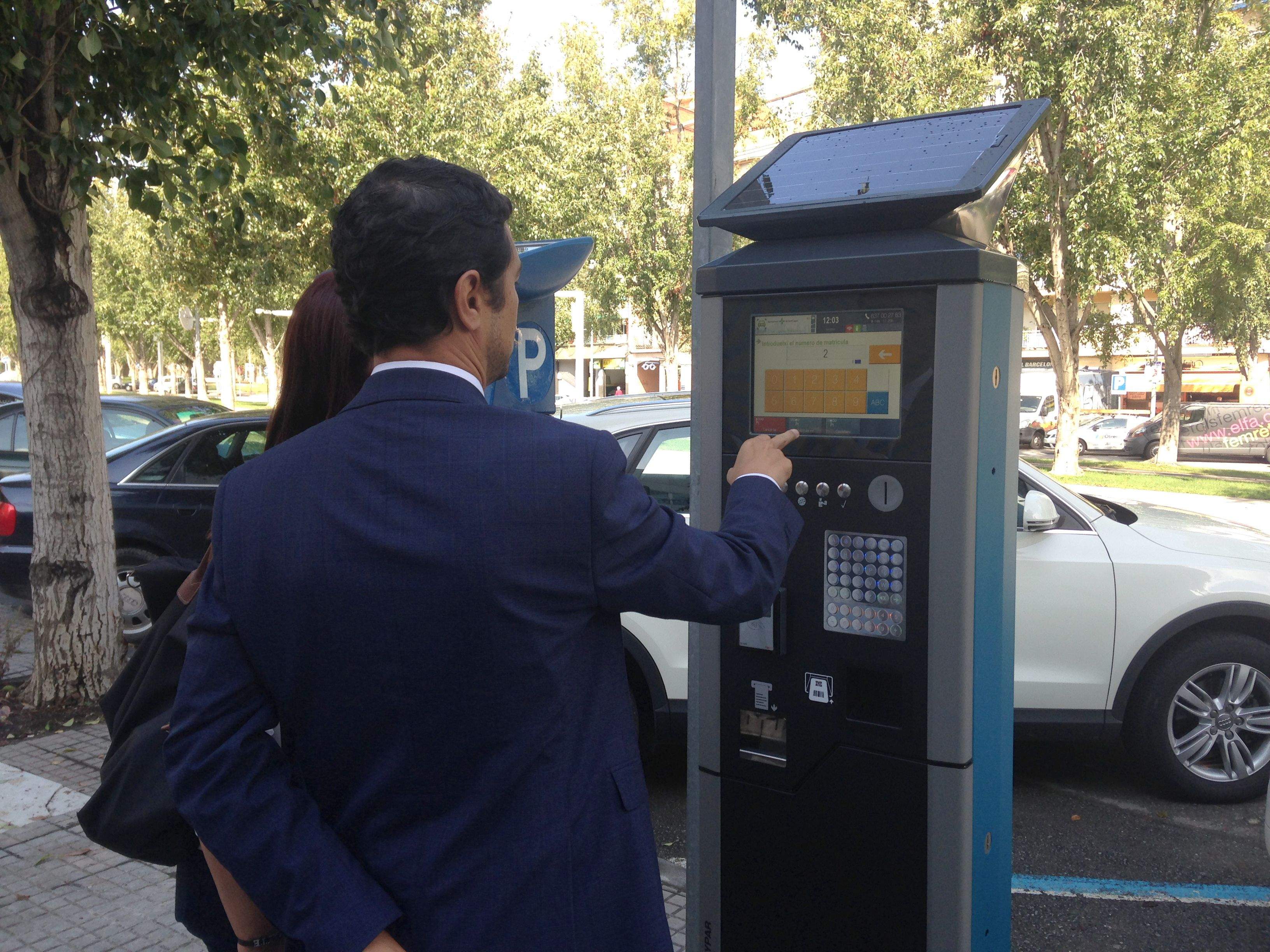 Els nous parquímetres es van inaugurar el divendres 2 d'octubre. FOTO: Cinta Caballé