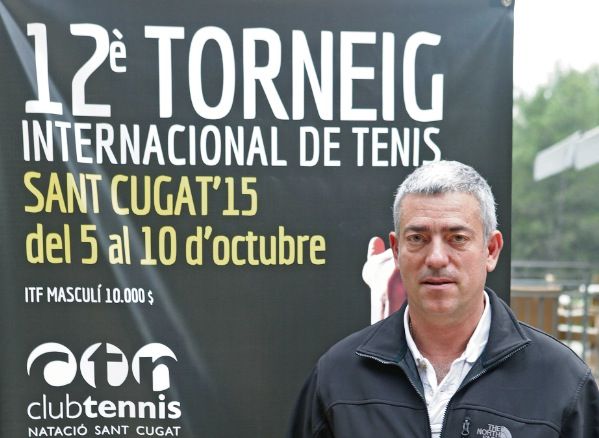 Antoni Lloret és el president del Club Tennis Natació Sant Cugat. FOTO: Artur Ribera