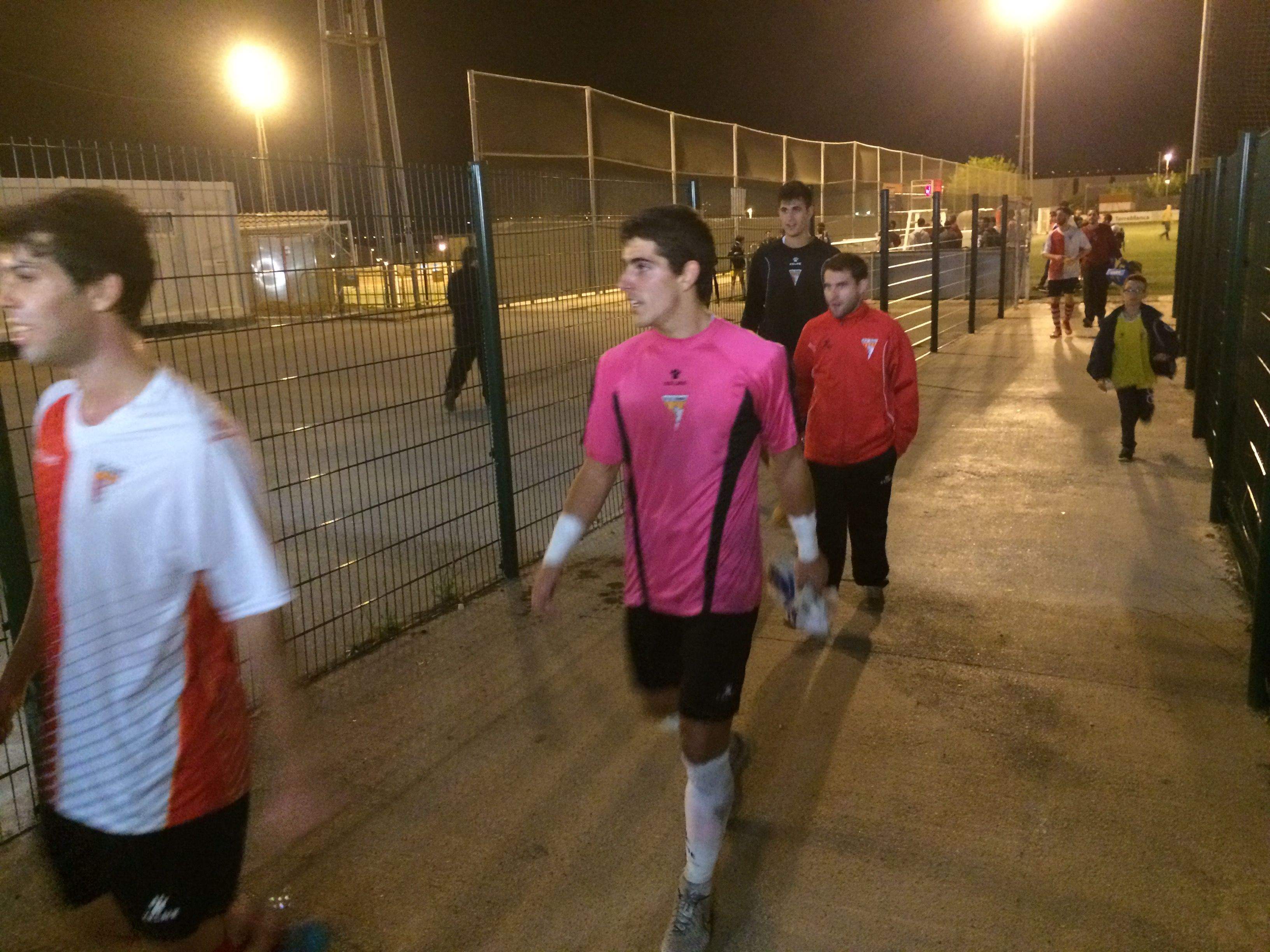 El porter Jaume Bacons després del partit. FOTO: À. L. P.