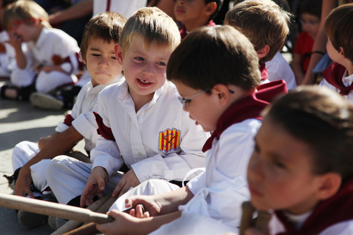 Ball de Bastons de la passada edició de la Festa de Tardor. FOTO: Lali Puig