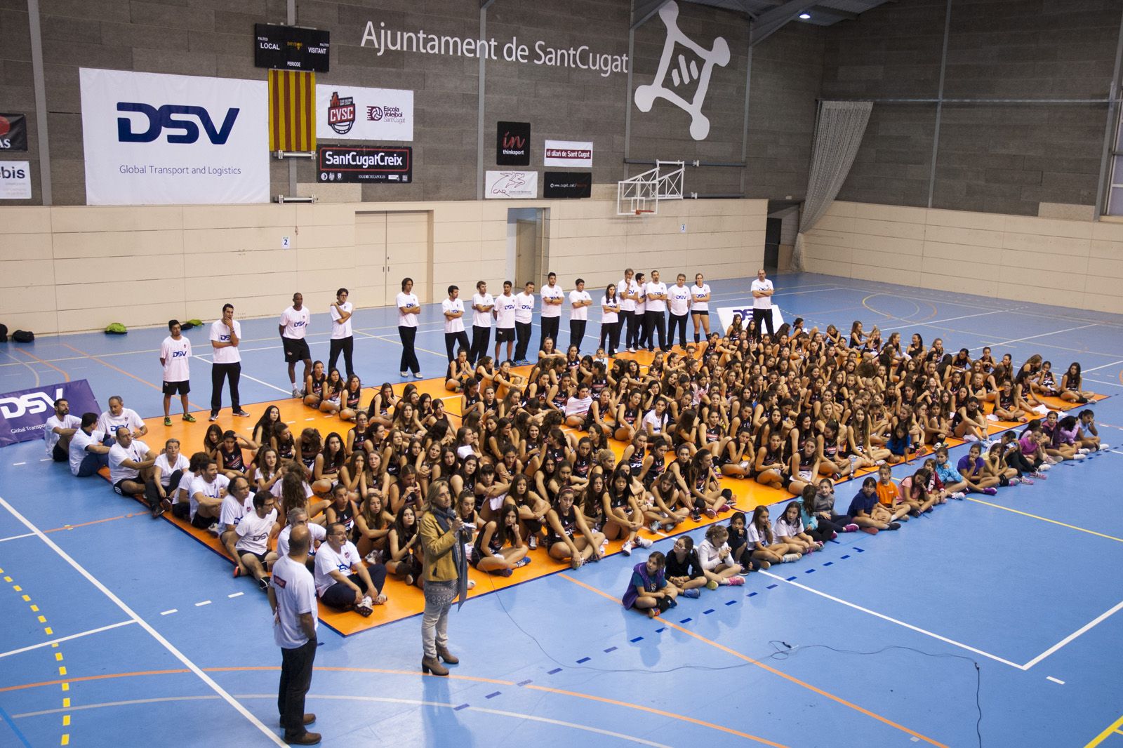   Presentació equips DSV Club Voleibol Sant Cugat. FOTOS: Aïda Sotelo