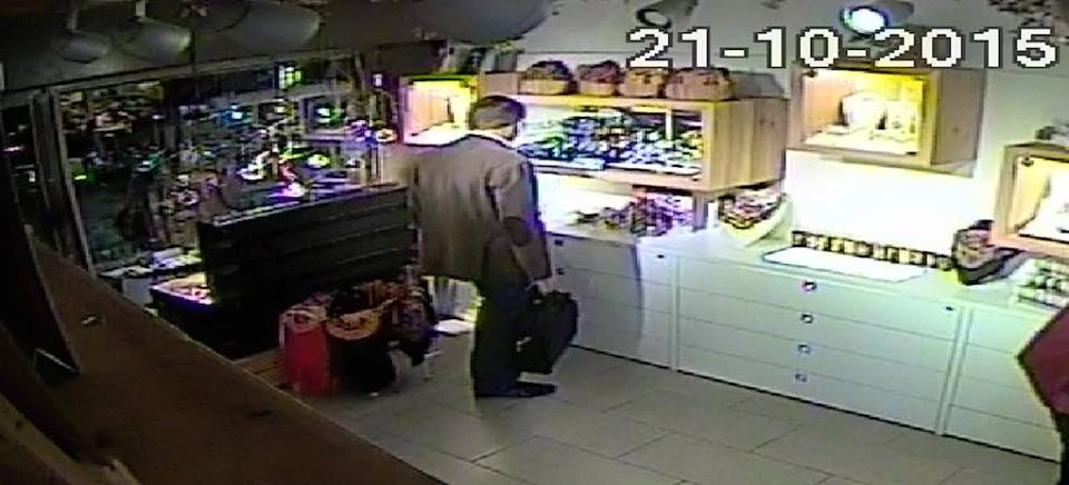 Imatge de la càmera de seguretat de l'establiment. FOTO: Cedida