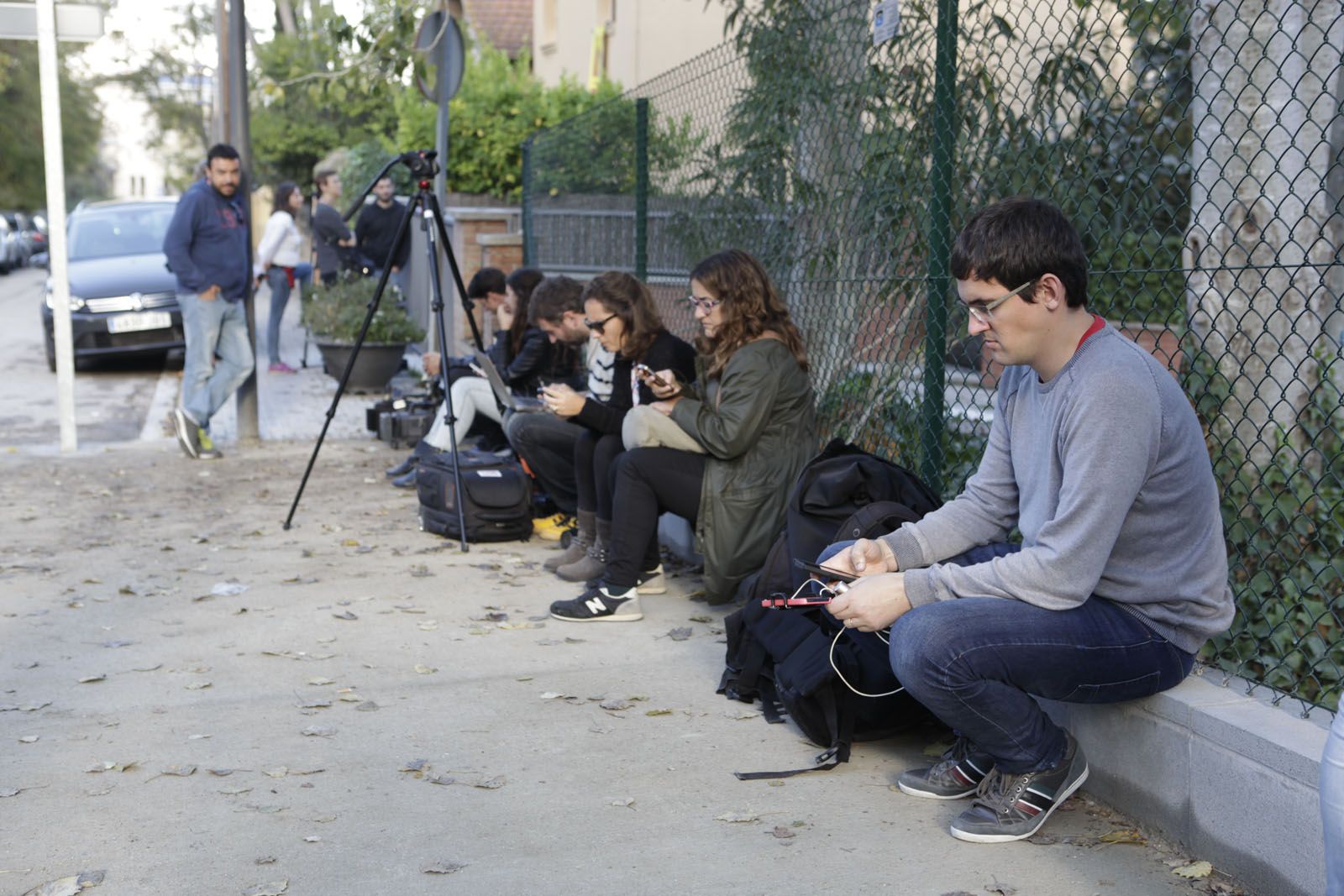 El periodsita del TOT, Pere Fernández, a la dreta. FOTO: Artur Ribera