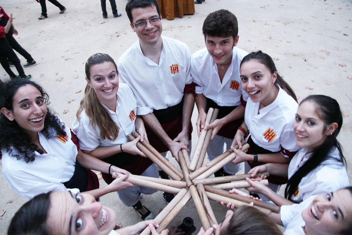 El Correllengua arriba carregat de cultura popular catalana. FOTO: Lali Puig