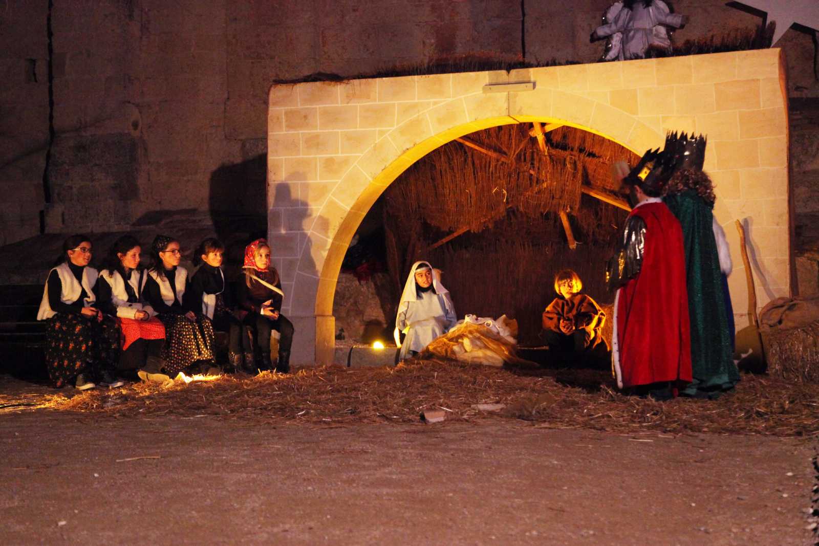 El Pessebre Vivent es representa cada 24 de desembre FOTO: Lali Puig