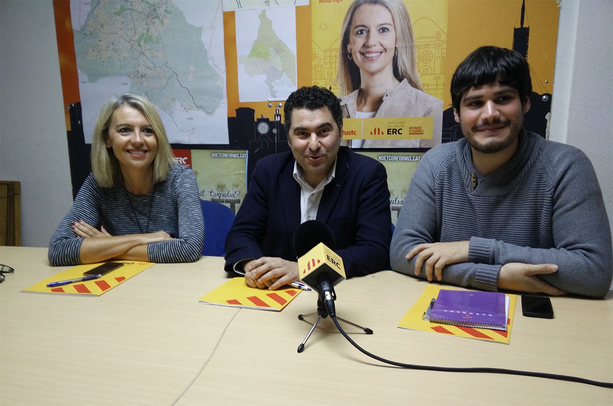 Mireia Ingla, Ferran Villaseñor i Èric Gómez. FOTO: Pere Fernández