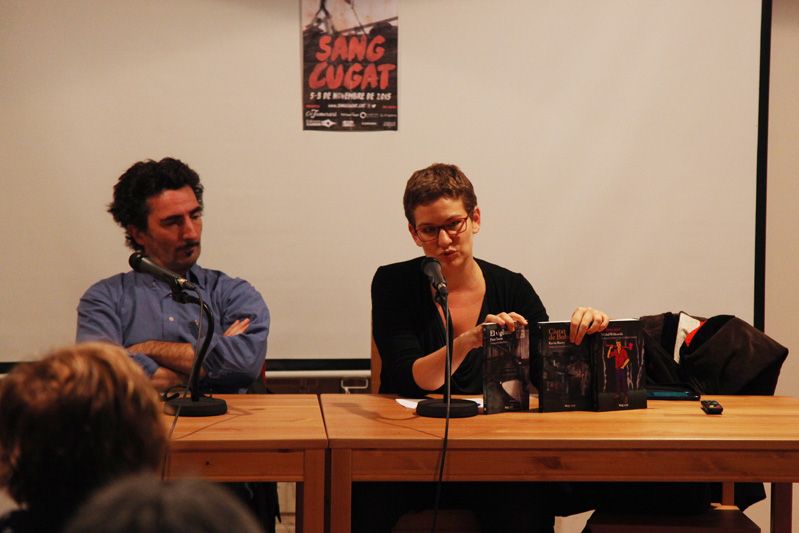 Sang Cugat: Conferència 'El negre internacional: més enllà de Suècia' a Cal Temerari. FOTOS: Lali Puig