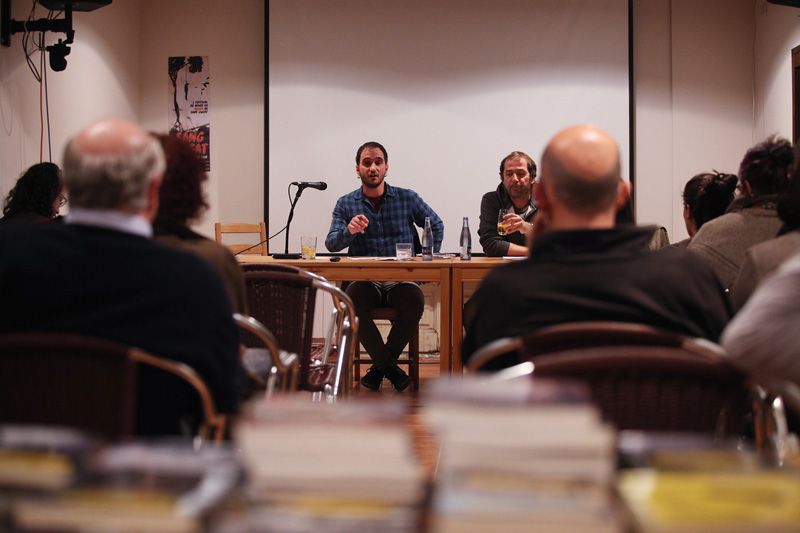 Cloenda: 'Catalunya, país de violència' a Cal Temerari. FOTOS: Lali Puig