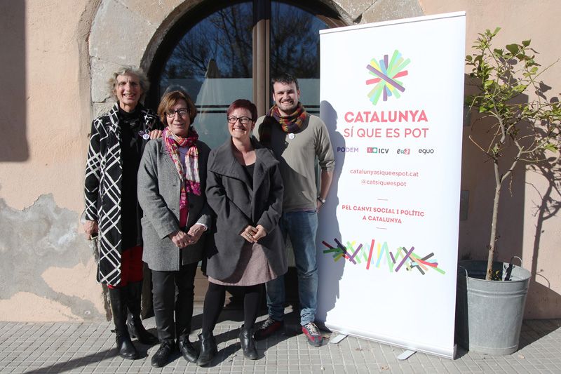 Marta Ribas, al centre de la imatge. FOTO: Lali Puig