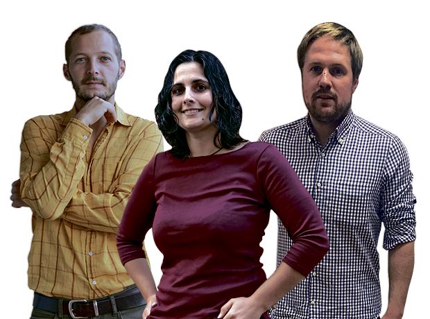 Gerard de Pablo, M. Rosa Tamburini i Joan Roca. FOTO: TOT Sant Cugat