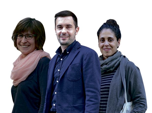 Lourdes Martínez, Gabriel Clapera i Ona Costas. FOTO: TOT Sant Cugat