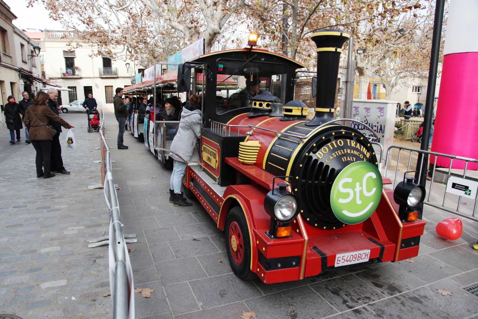 L'any passat es va recuperar el tradicional tren. FOTO: Lali Puig 