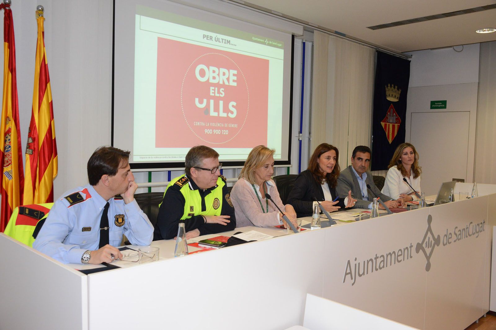 Presentació de l'informe sobre l'impacte de la violència contra les dones a Sant Cugat  FOTO: Localpres