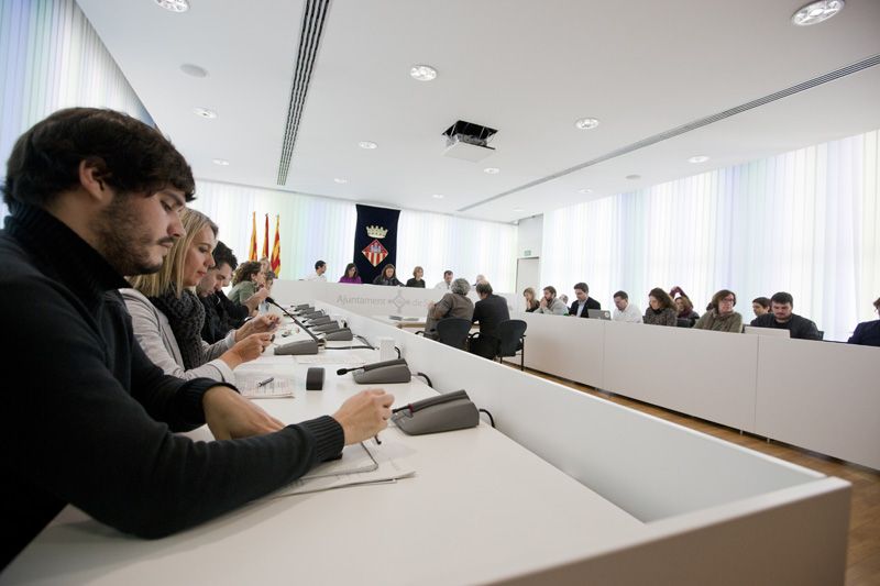 El ple extraordinari s'ha celebrat aquest divendres 27 de setembre. FOTO: Lali Puig 