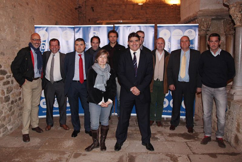 Els integrants del Comitè Demòcrata de Sant Cugat FOTO: Lali Puig
