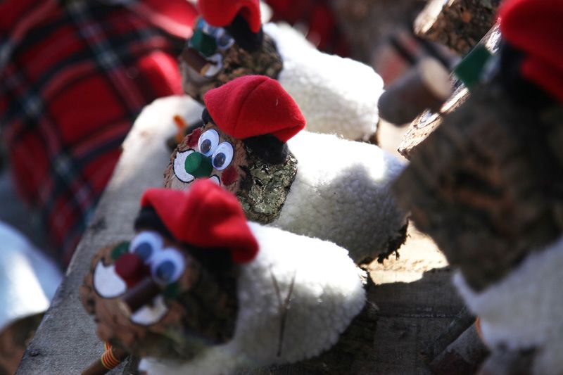 La Fira de Nadal de la Plaça d'Octavià. FOTOS: Lali Puig