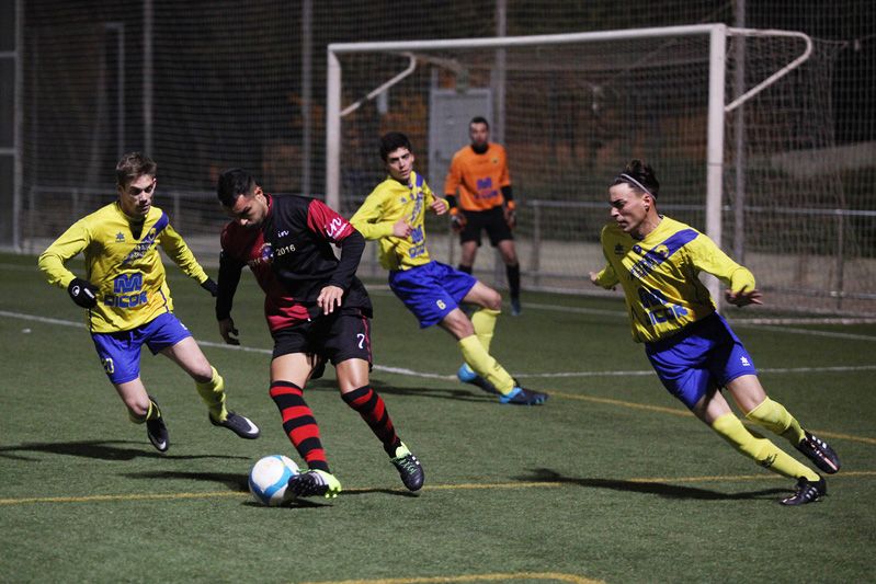 Víctor Castro ha estat l'autor del gol del Sant Cugat Esport FC. FOTO: Lali Puig
