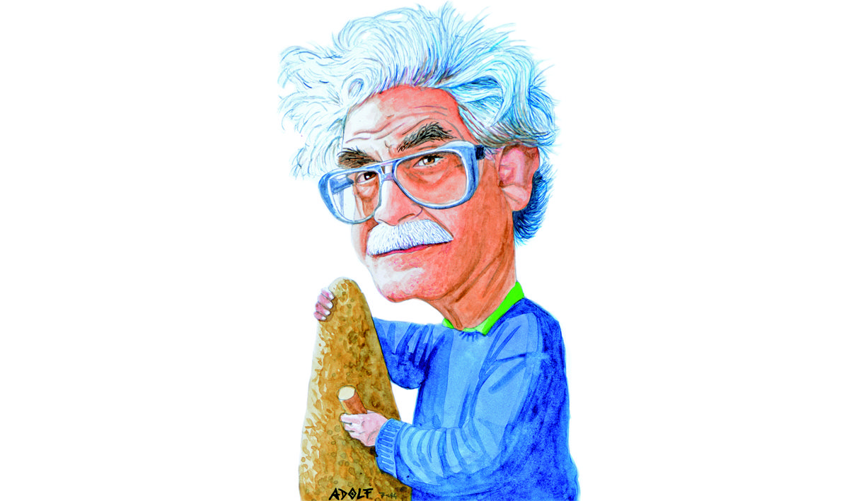 Pep Codó caricaturitzat per Adolf