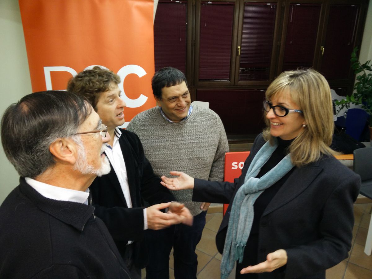 Mercè Perea, a la dreta. FOTO: P. F.