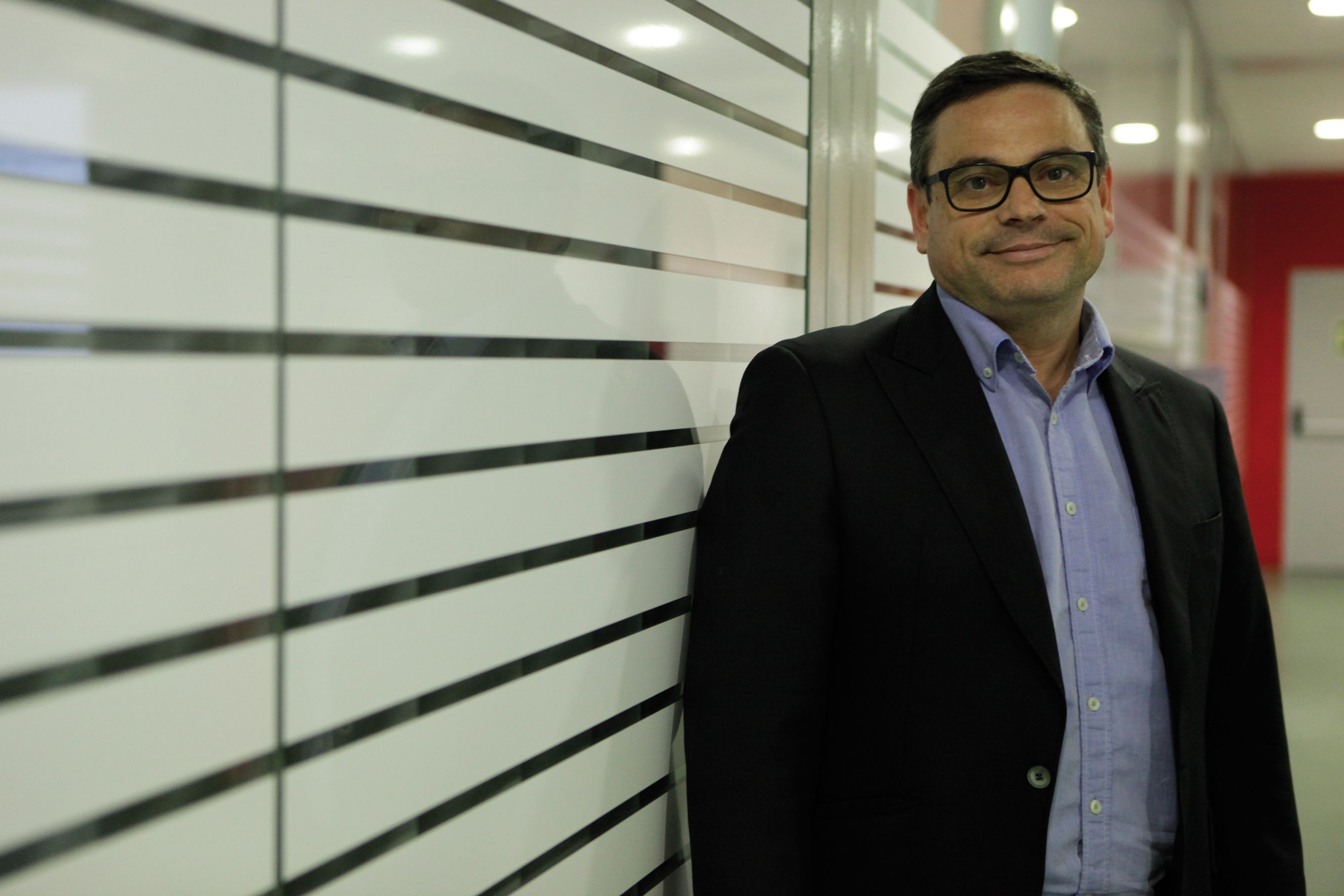 Carles Carbonés, a la Casa de Cultura, seu de l'entitat al 2015 FOTO: Artur Ribera