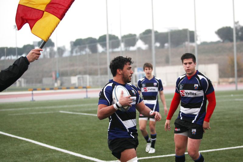 Rugbi: CR Sant Cugat vs Tecnidex Valencia RC a la ZEM La Guinardera. FOTOS: Lali Puig