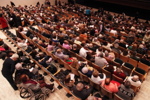 Un acte celebrat al Teatre-Auditori. FOTO: Arxiu